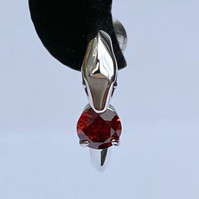 Bizarre/ビザール サーペントバイパー蛇 シルバーピアス-プレーン(1個売り) SPJ077