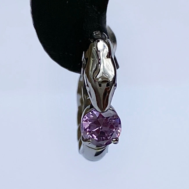 Bizarre/ビザール サーペントバイパー蛇 シルバーピアス (1個売り) SPJ078