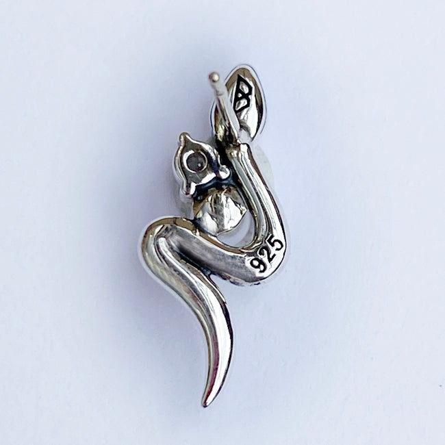 Bizarre/ビザール サーペントバイパーパール蛇 シルバーピアス (1個売り) SPJ079