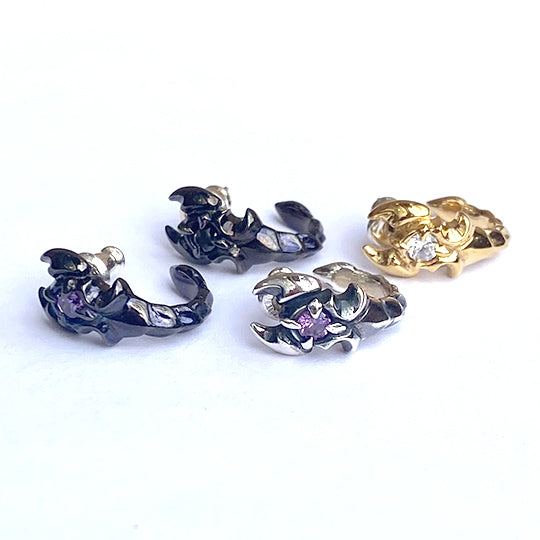 Bizarre/ビザール アポリオンシルバーピアス(1個売り) SPJ049　メンズピアス