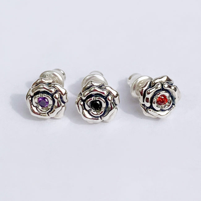 Bizarre/ビザール シークレットローズシルバー薔薇ピアス シルバー925　(1個売り)SPJ070