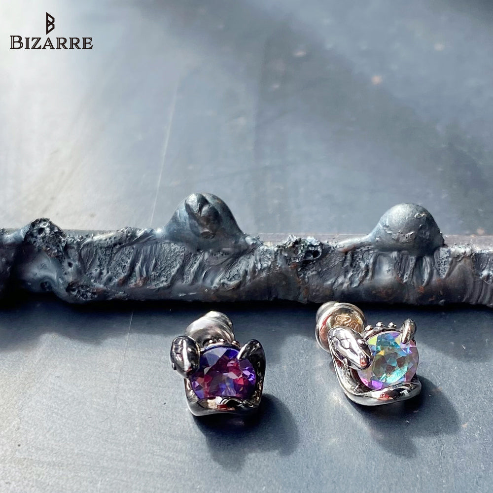 Bizarre/ビザール　サーペントミスティック　蛇　シルバーピアス(1個売り) SPJ073