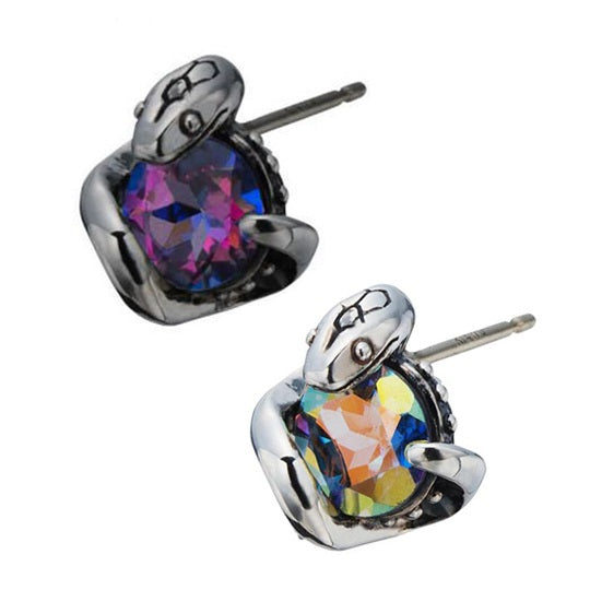 Bizarre/ビザール　サーペントミスティック　蛇　シルバーピアス(1個売り) 　メンズピアス　SPJ073