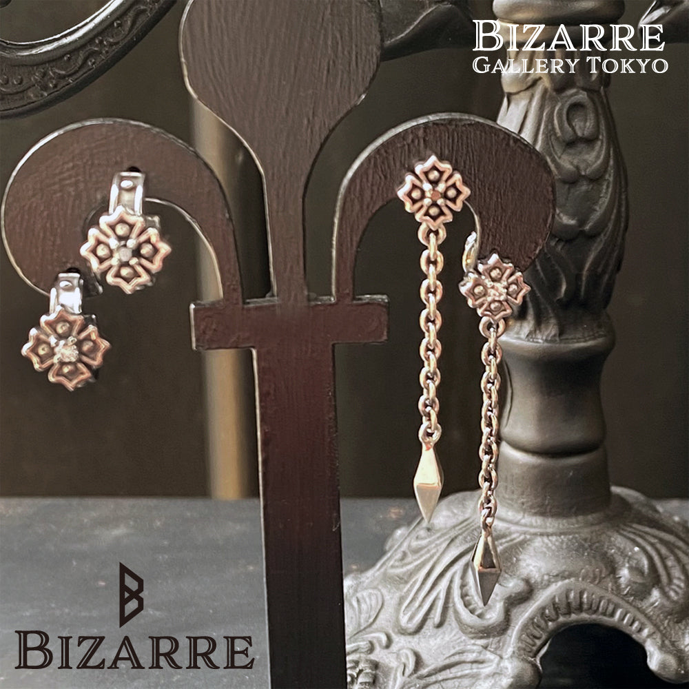 Bizarre/ビザール  クロッシングシルバーフープピアス(1個売り) SPJ089