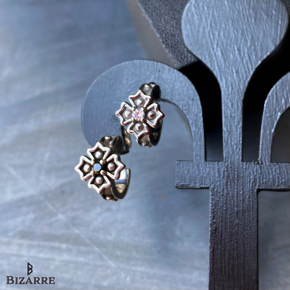 Bizarre/ビザール  クロッシングシルバーフープピアス(1個売り) SPJ089