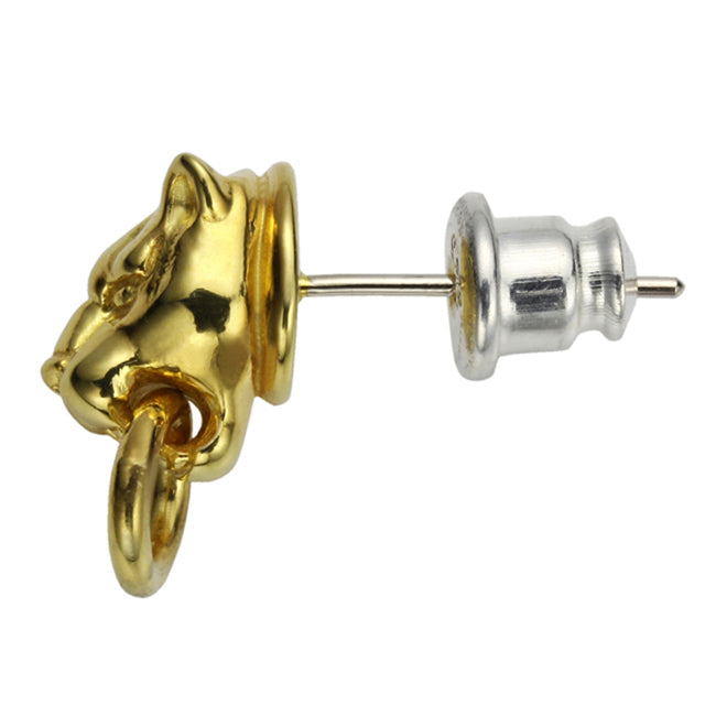 Bizarre/ビザール　フレグランスドパンサー豹シルバーピアス（1個売り）SPP038