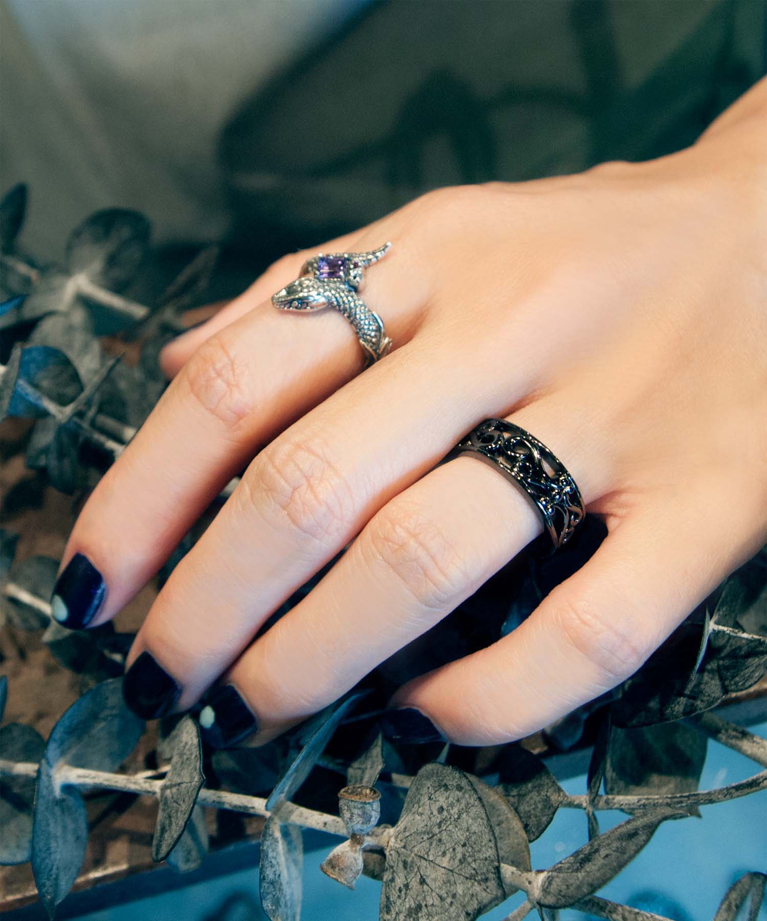 Bizarre/ビザール ケルティックハートシルバーリング SRP092