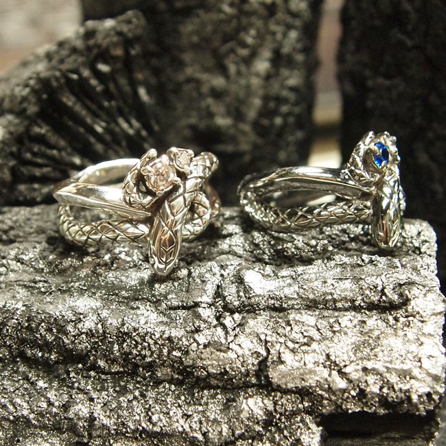 Bizarre/ビザール シーサーペントコイル 蛇 シルバーリング　 SRJ138