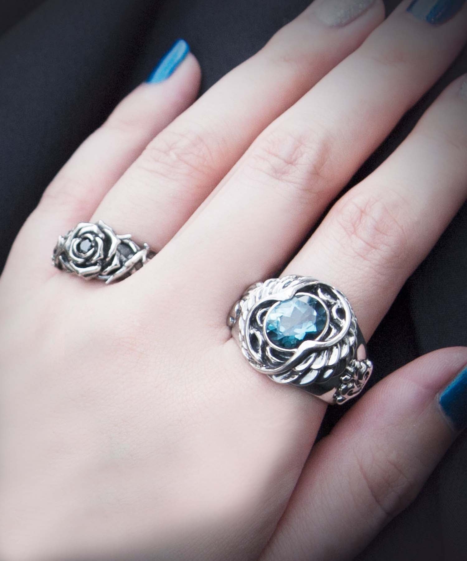 Bizarre/ビザール シークレットローズ 薔薇 シルバーリング SRJ088