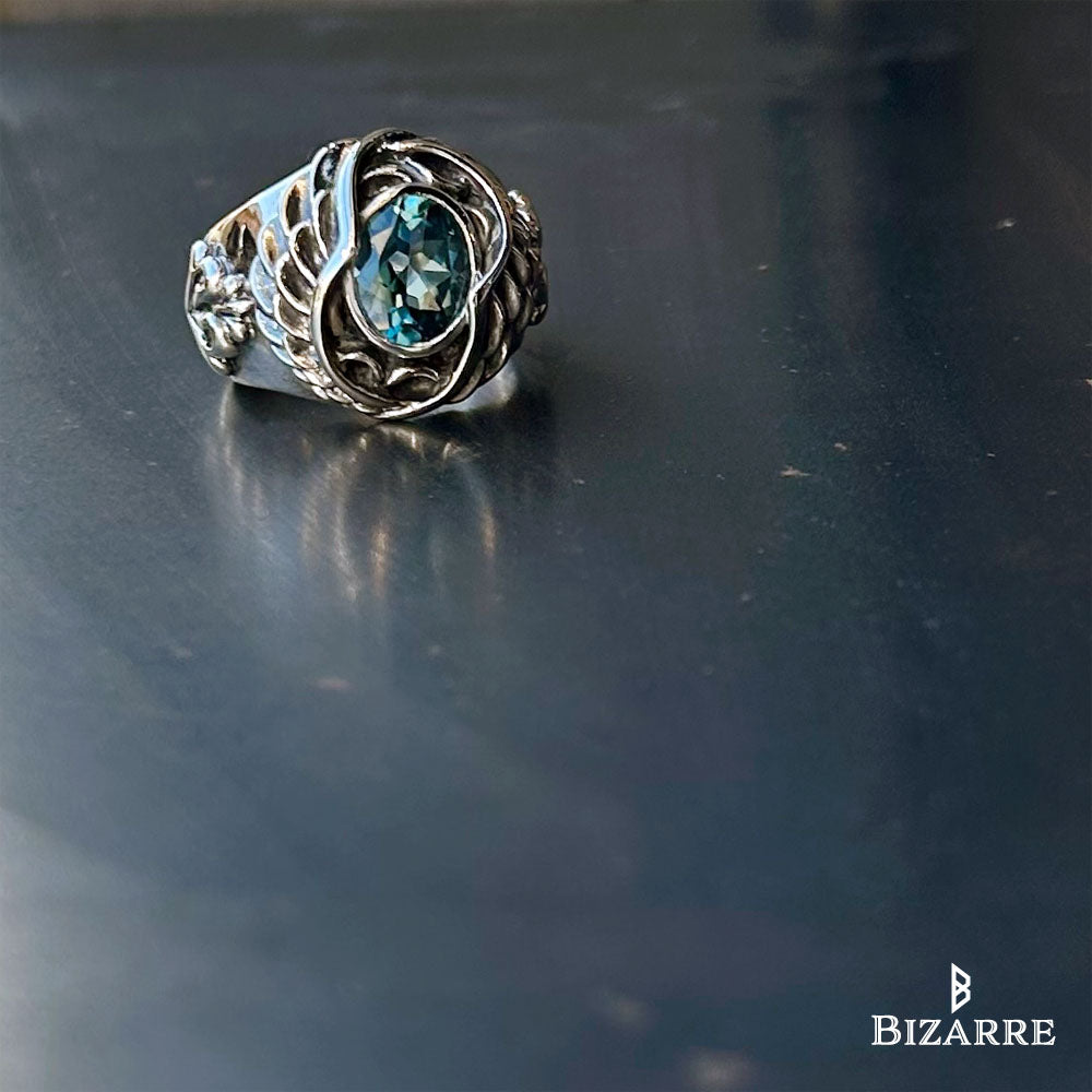 Berg Factory 禁忌の眼リング　アートリング　シルバーアクセサリー リング 22号｜洗練されたシルバーリング｜BIZARRE GALLERY TOKYO