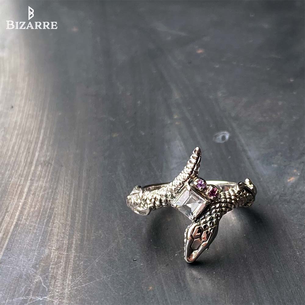Bizarre/ビザール【限定販売商品】Ouroboros Collection Eternal シルバー蛇　ユニセックスリング GSRJ117