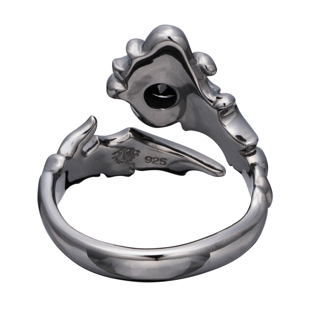 Bizarre/ビザール ダークネスデビルシルバーリング SRJ135BK　ユニセックス