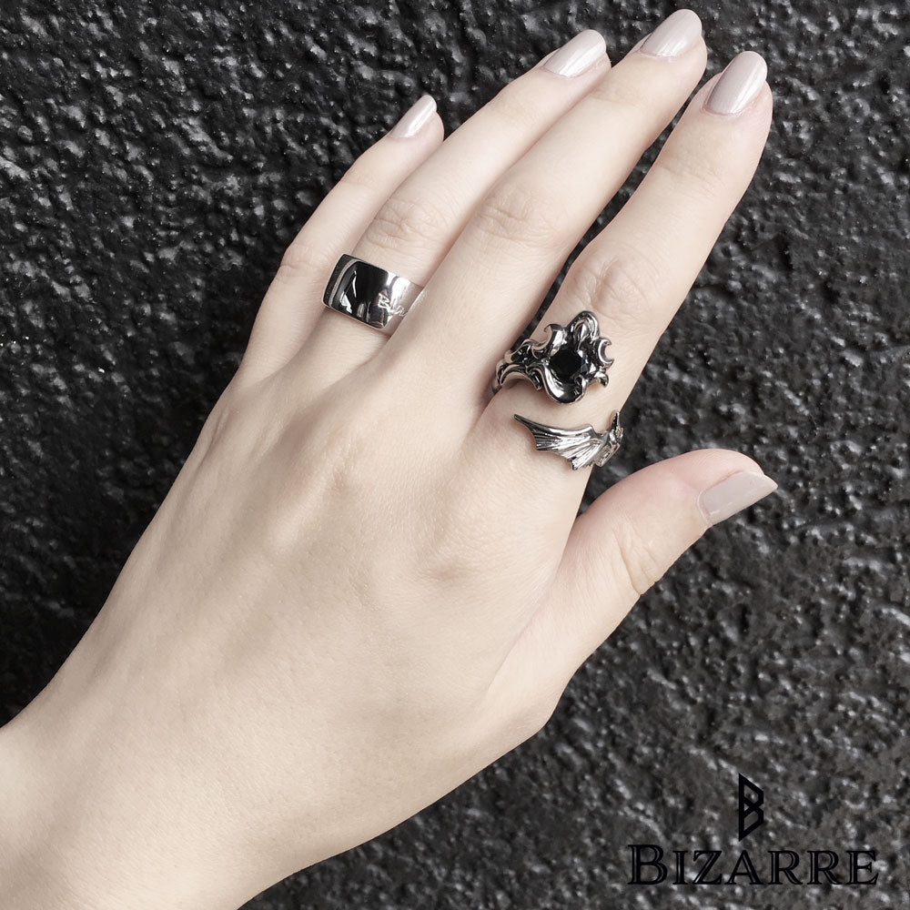 Bizarre/ビザール ダークネスデビルシルバーリング SRJ135BK