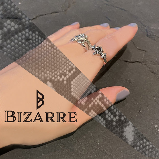 Bizarre/ビザール シーサーペントコイル 蛇 シルバーリング　 SRJ138