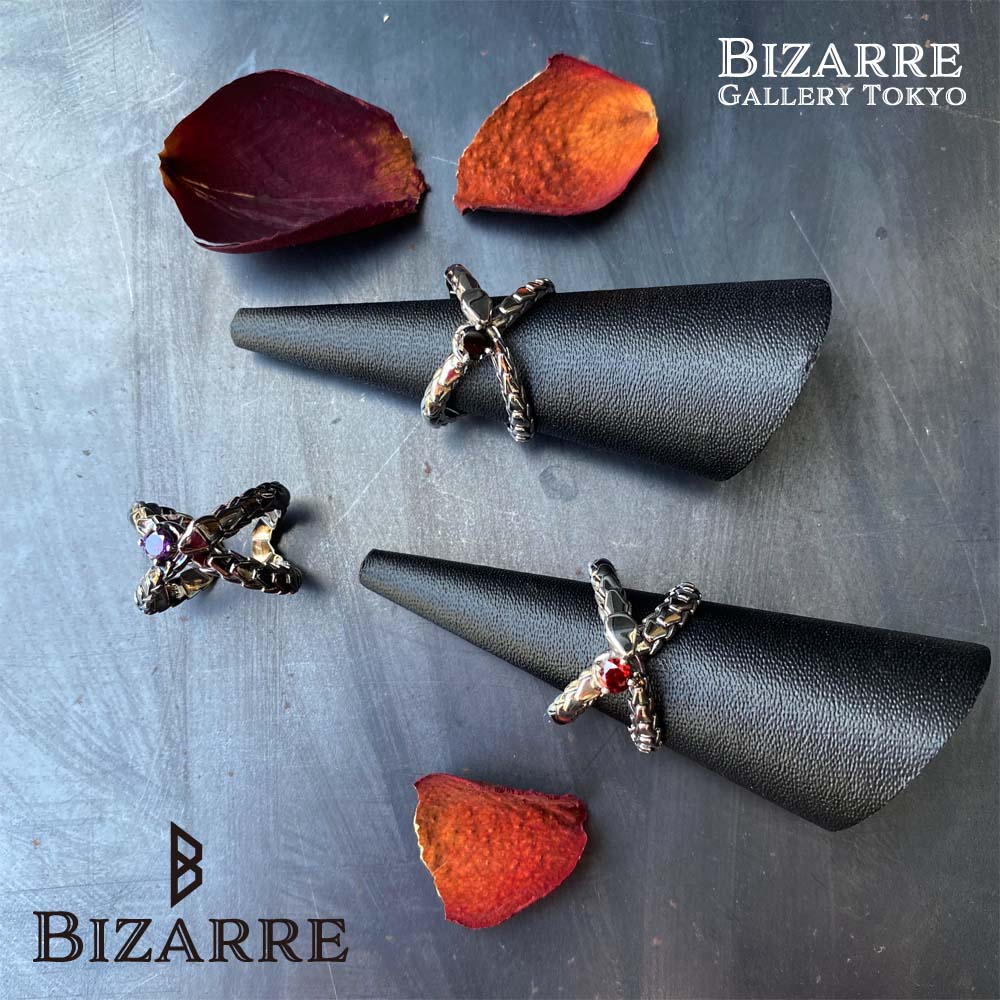 Bizarre/ビザール サーペントバイパー蛇 シルバーリング SRJ139