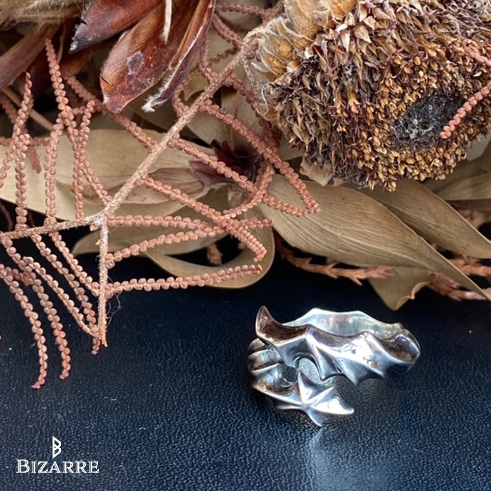Berg Factory 禁忌の眼リング　アートリング　シルバーアクセサリー リング 22号｜洗練されたシルバーリング｜BIZARRE GALLERY TOKYO