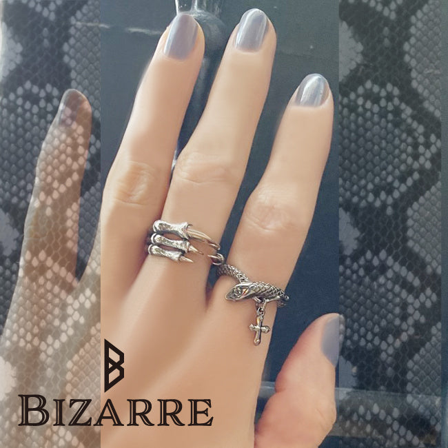 Bizarre/ビザール アーケオプテリクス　始祖鳥 鉤爪 シルバーリング ユニセックス　SRP093SV