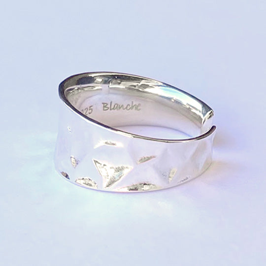Blanche/ブランシュ Croire (クルワー) 小指用シルバーピンキーRing BR064