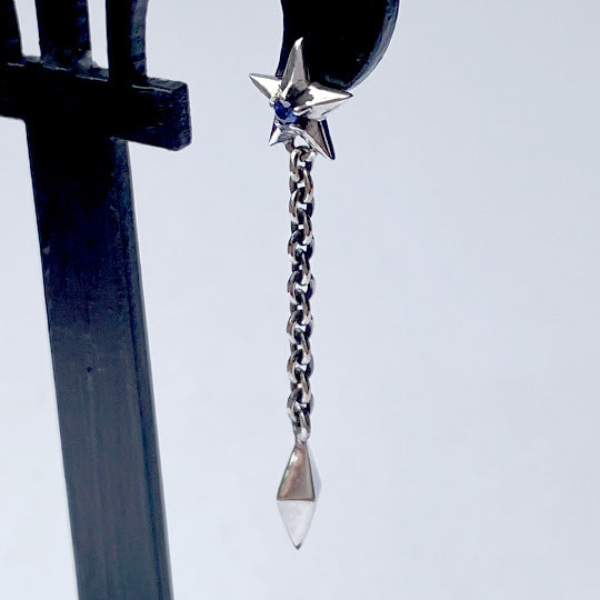 Bizarre/ビザール 【限定販売商品】 スターリーシルバーロングピアス(1個売り) GSPJ086　メンズピアス