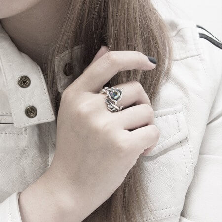 Bizarre/ビザール ミスティックエンジェルシルバーリング SRJ091