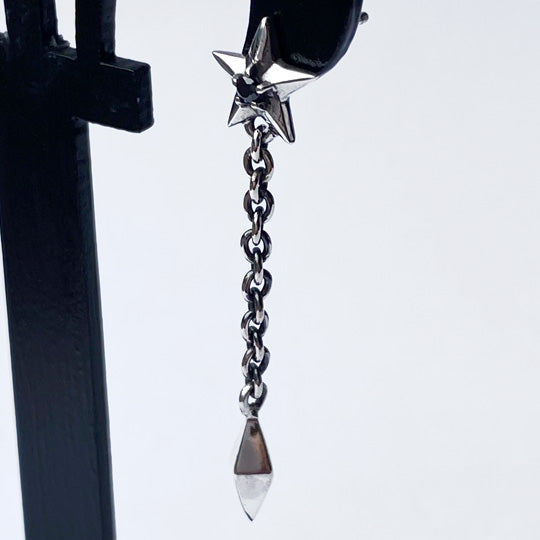 Bizarre/ビザール  スターリーシルバーロングピアス(1個売り) SPJ086