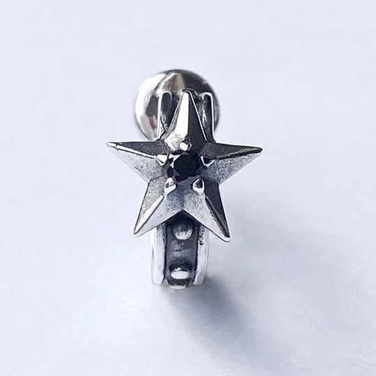 Bizarre/ビザール  スターリーシルバーフープピアス(1個売り) SPJ090