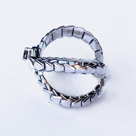 Bizarre/ビザール サーペントバイパー蛇 シルバーリング SRJ139